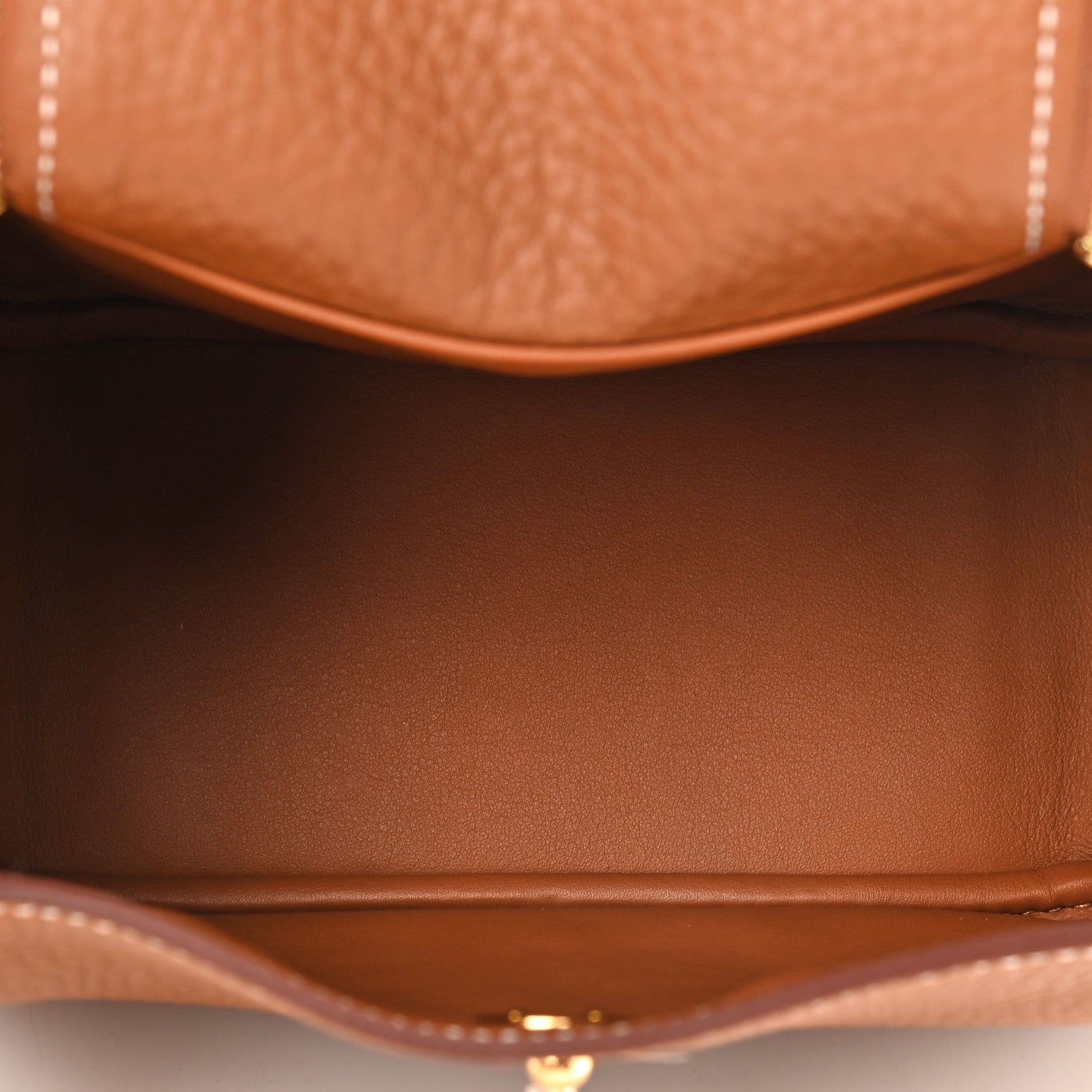 Hermes Taurillon Clemence Mini Lindy 20 Gold 5 of 9