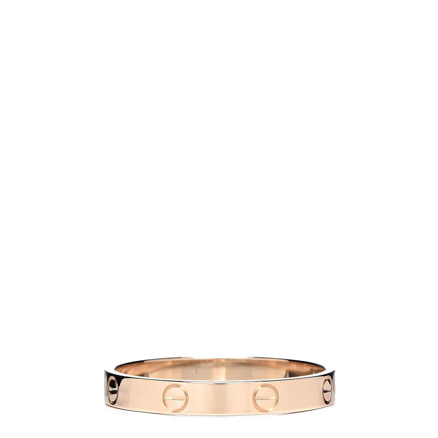 18K Yellow Gold 3.5mm LOVE Wedding Band Ring 69 12.75