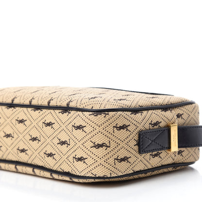 Saint Laurent Canvas Monogram All Over Camera Bag Beige 7 of 10