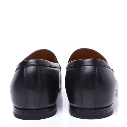 Gucci Calfskin Horsebit Mens Jordaan Loafers 7 Black 3 of 12
