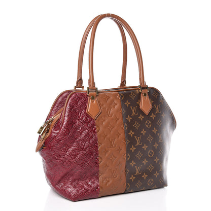 Louis Vuitton Monogram Stripes Medium Bag Bordeaux 3 of 8