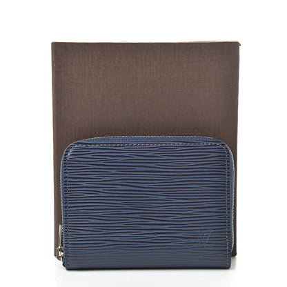 Louis Vuitton Epi Zippy Coin Purse Indigo 8 of 8