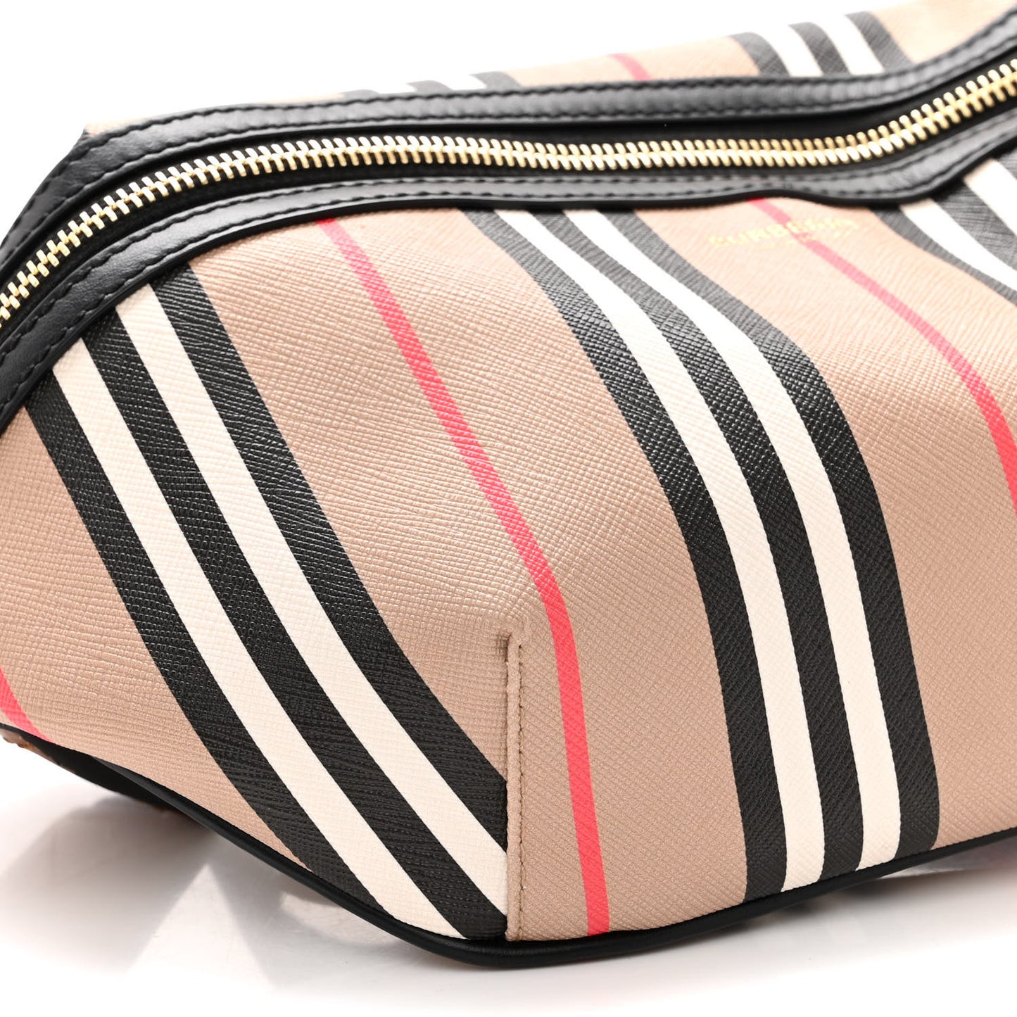 E-Canvas Icon Stripe Sonny Bum Bag Archive Beige