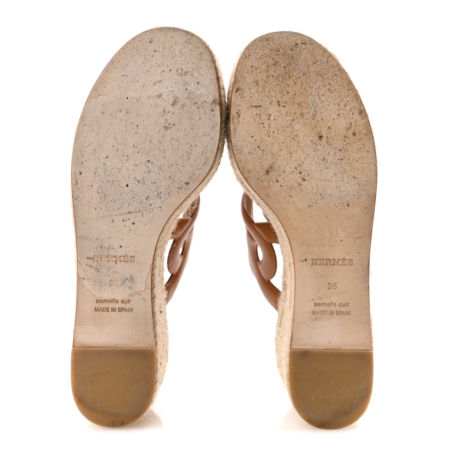 Nappa Ithea Espadrille Wedge Sandals 36 Naturel