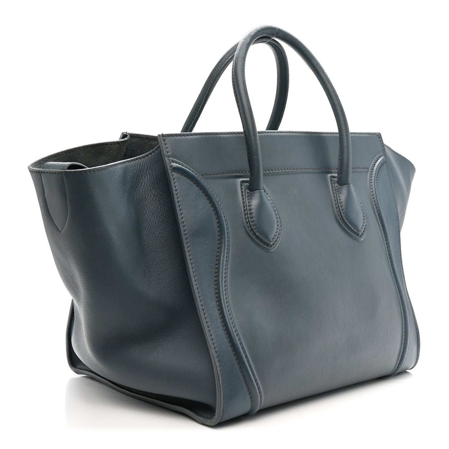 Smooth Calfskin Medium Phantom Luggage Slate