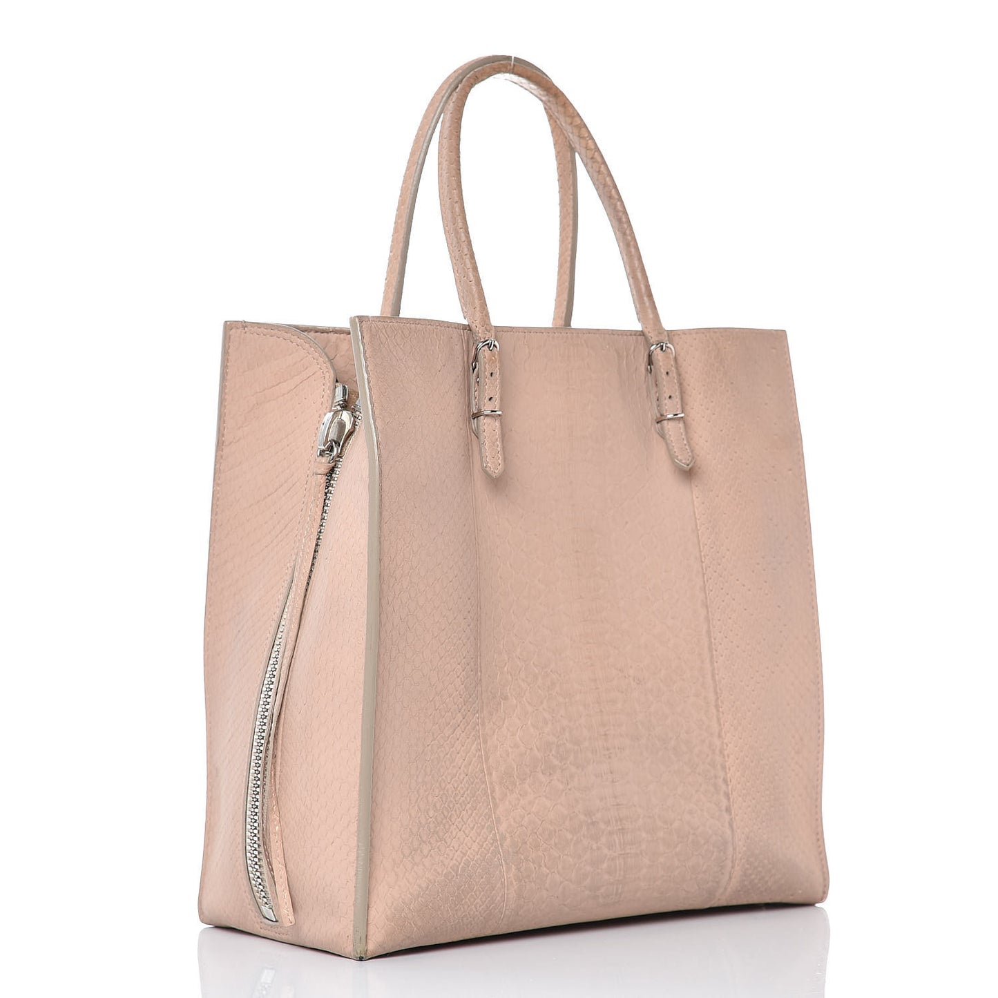 Python Papier A5 Zip Around Tote Old Rose