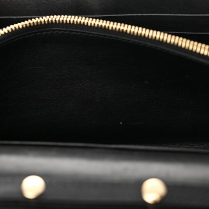 Burberry Calfskin House Check Henley Wallet On Chain Black 13 of 14