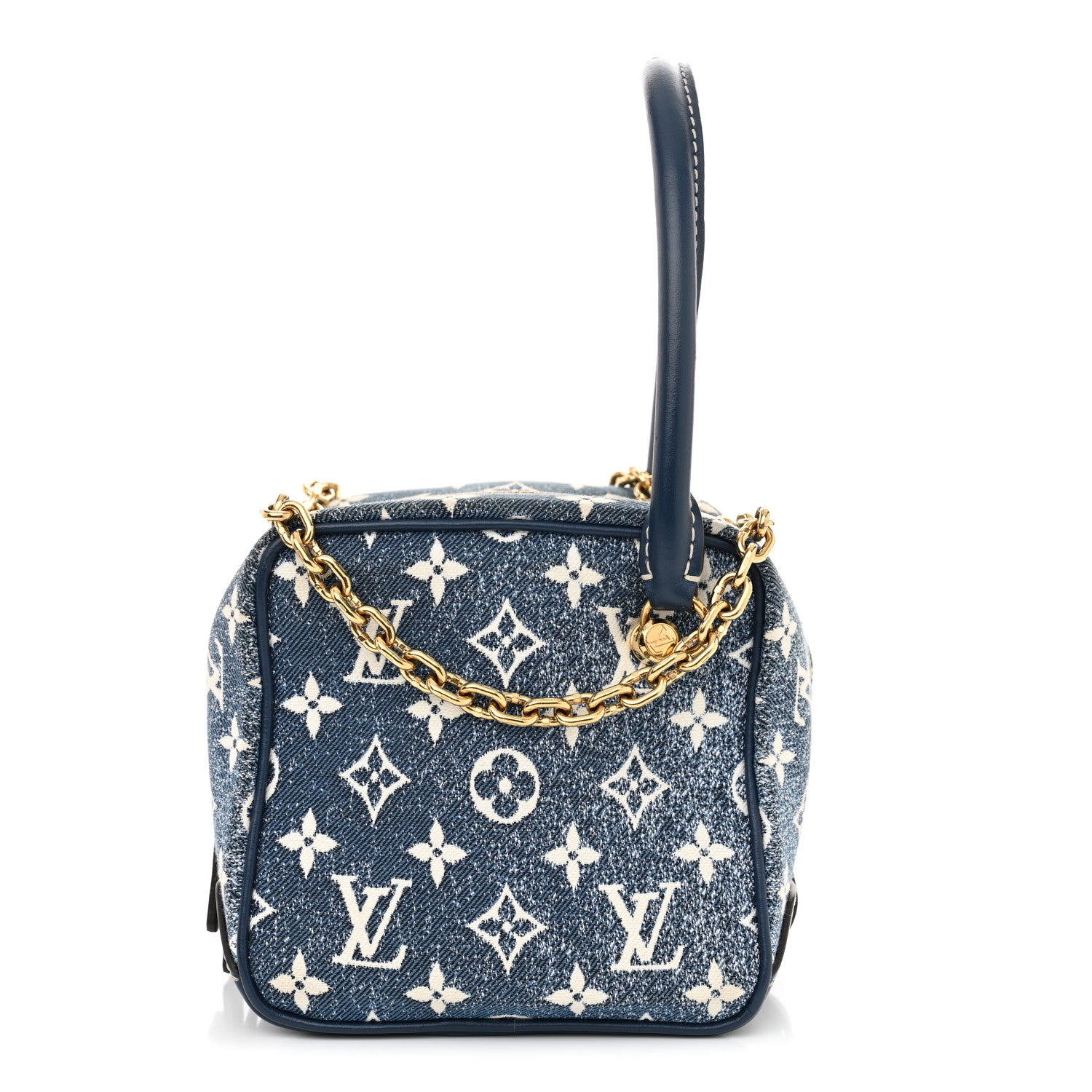 Louis Vuitton Monogram Jacquard Denim Square Bag Bleu 1 of 10