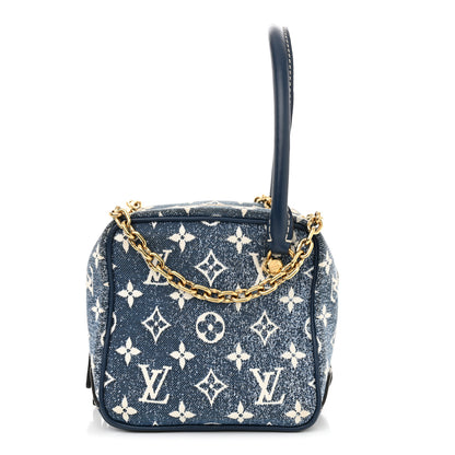 Louis Vuitton Monogram Jacquard Denim Square Bag Bleu 1 of 10