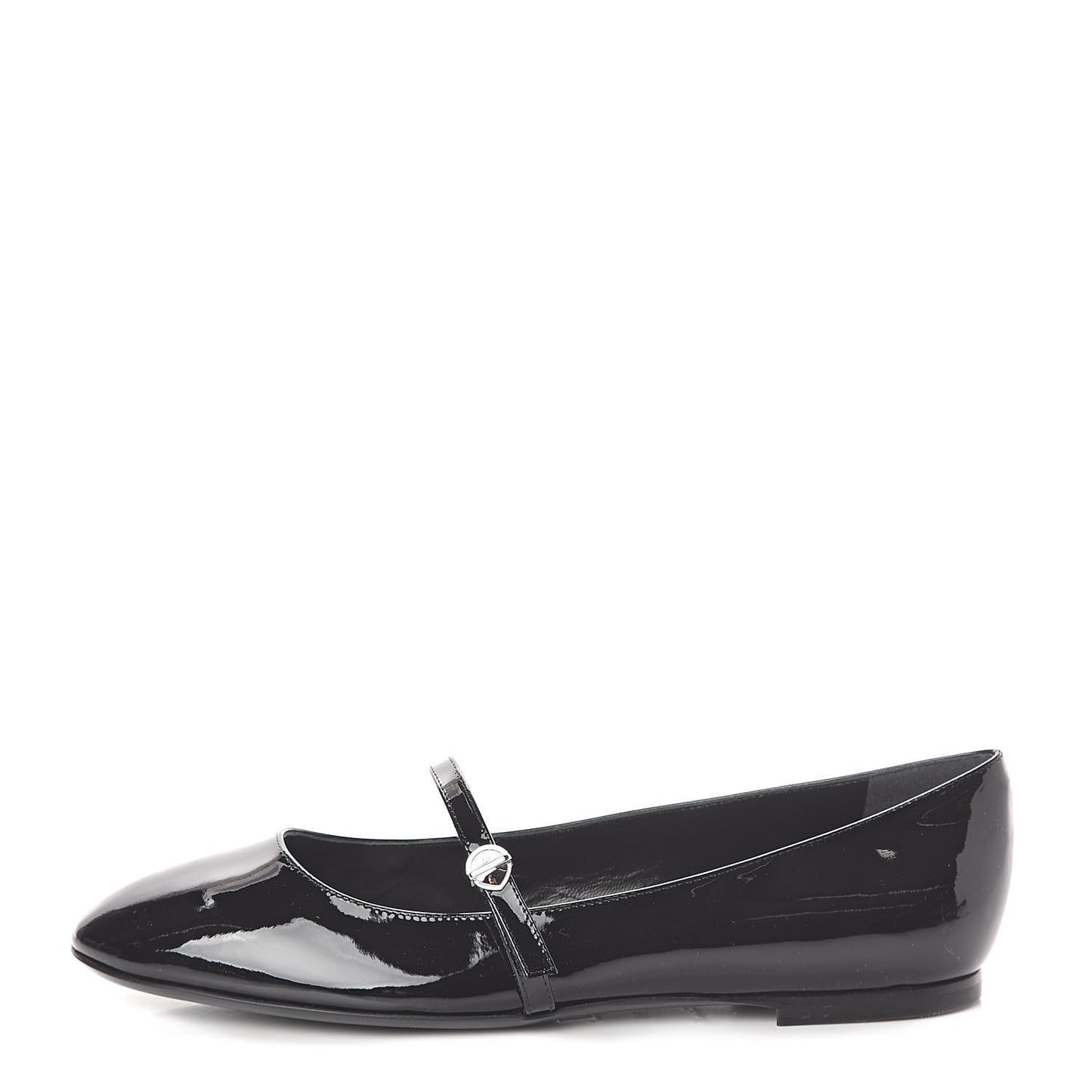 Patent Uniformes Ballet Flats 38 Black