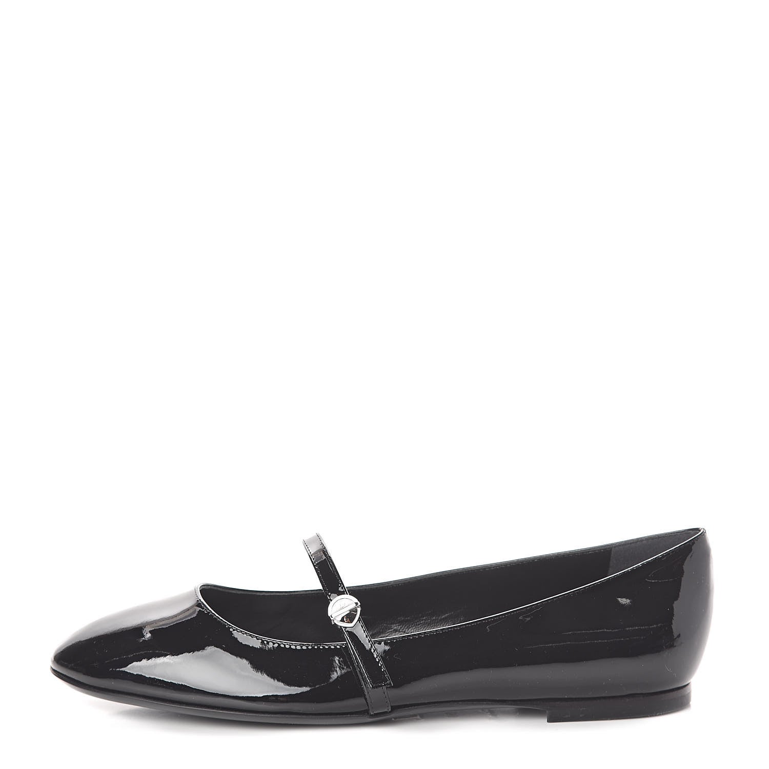 Louis Vuitton Patent Uniformes Ballet Flats 38 Black 1 of 7