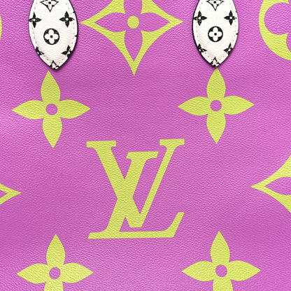Louis Vuitton Monogram Giant Onthego GM Pink Lilac 7 of 12