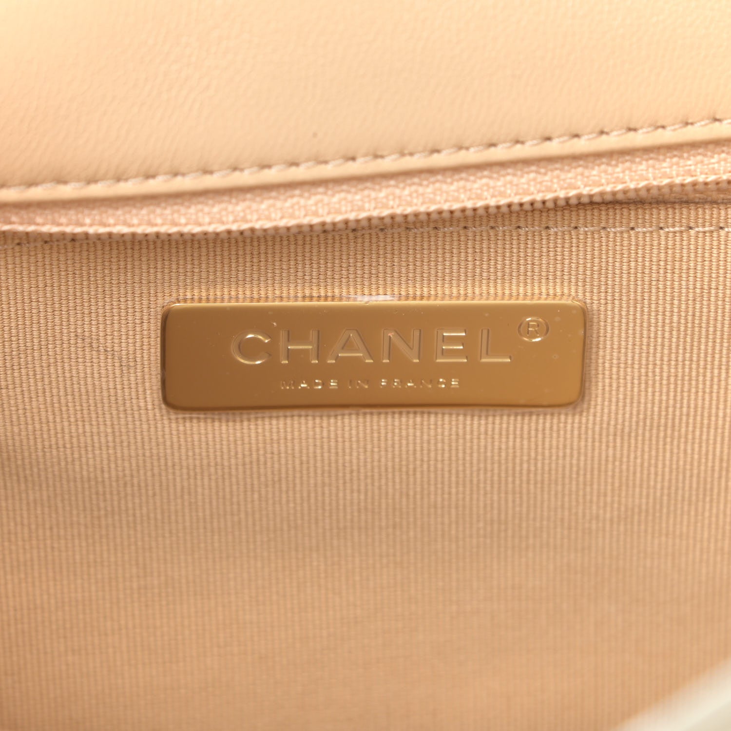 Chanel Lambskin Quilted Medium Chanel 19 Flap Beige 6 of 15