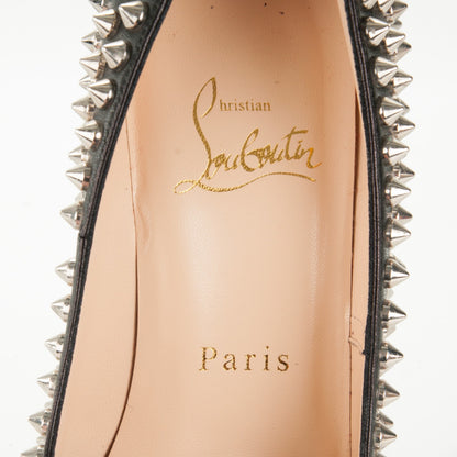 Christian Louboutin Nappa Fifi Spikes 100 Pumps 35 Black 7 of 7