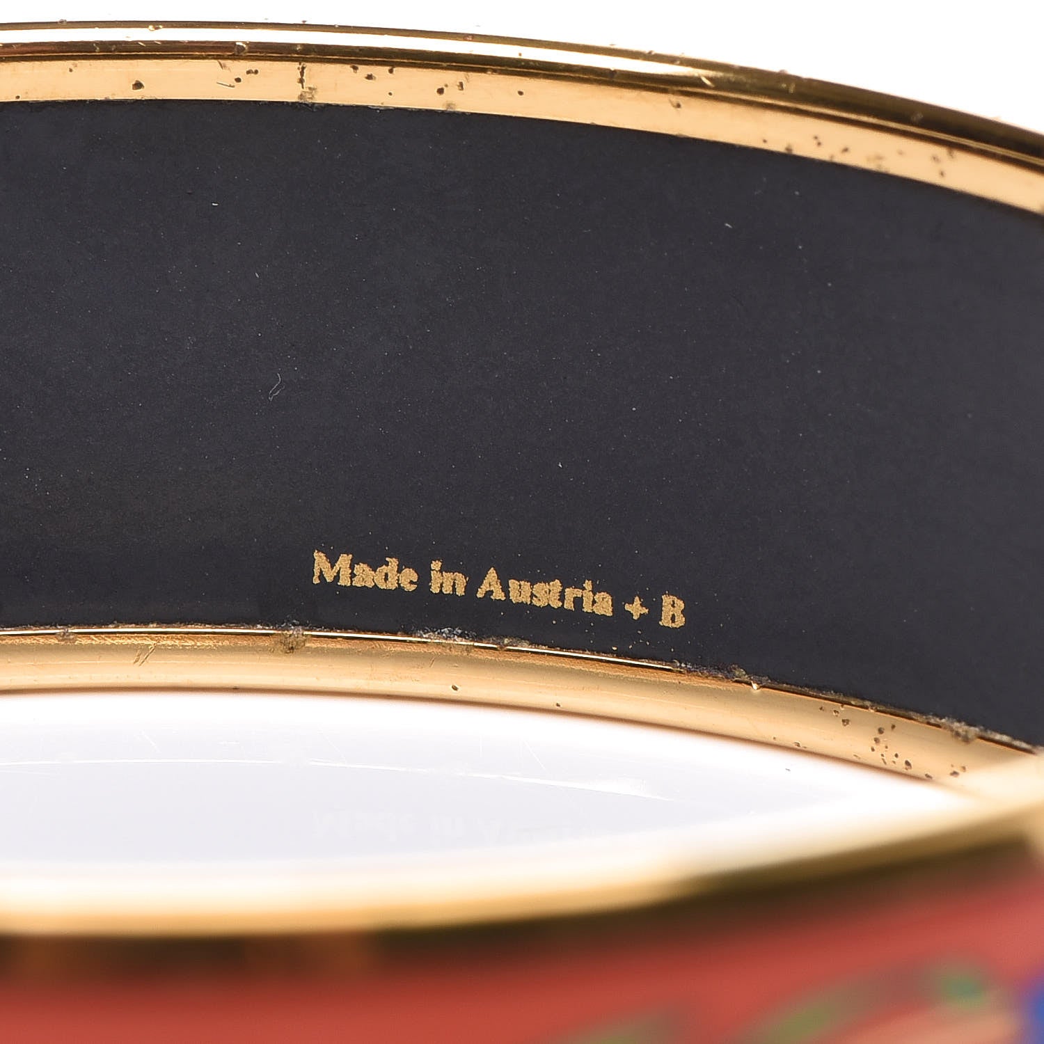 Hermes Enamel Printed Wide Bracelet 70 5 of 8