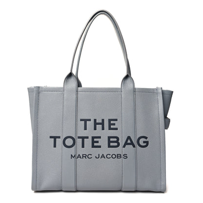Marc Jacobs Grained Calfskin Large The Tote Bag Wolf Grey 1 of 9