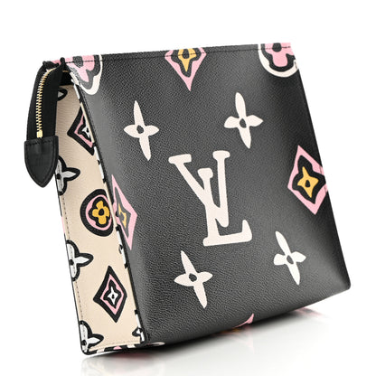 Louis Vuitton Monogram Giant Wild At Heart Toiletry Pouch 26 Black 3 of 7