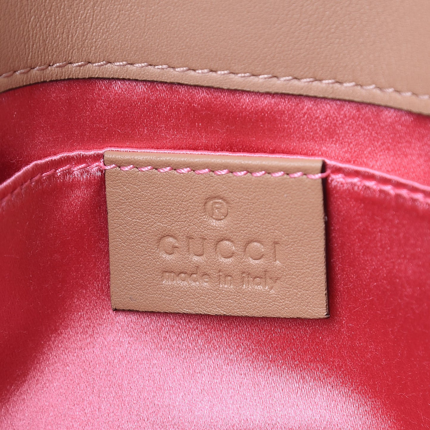 Metallic Calfskin Matelasse Studded Mini Pearly GG Marmont Shoulder Bag Gold
