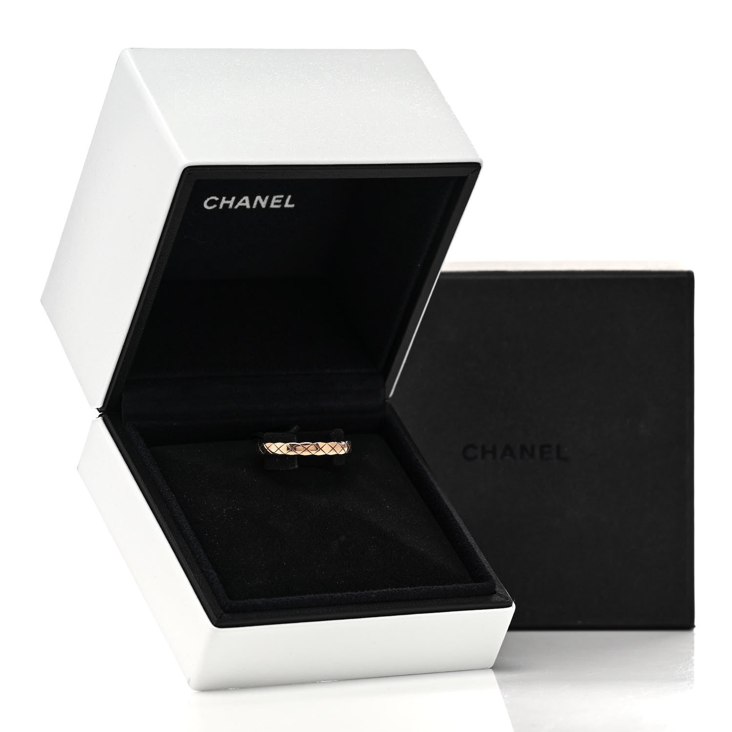 Chanel 18K Beige Gold Mini Coco Crush Ring 61 9.5 5 of 5
