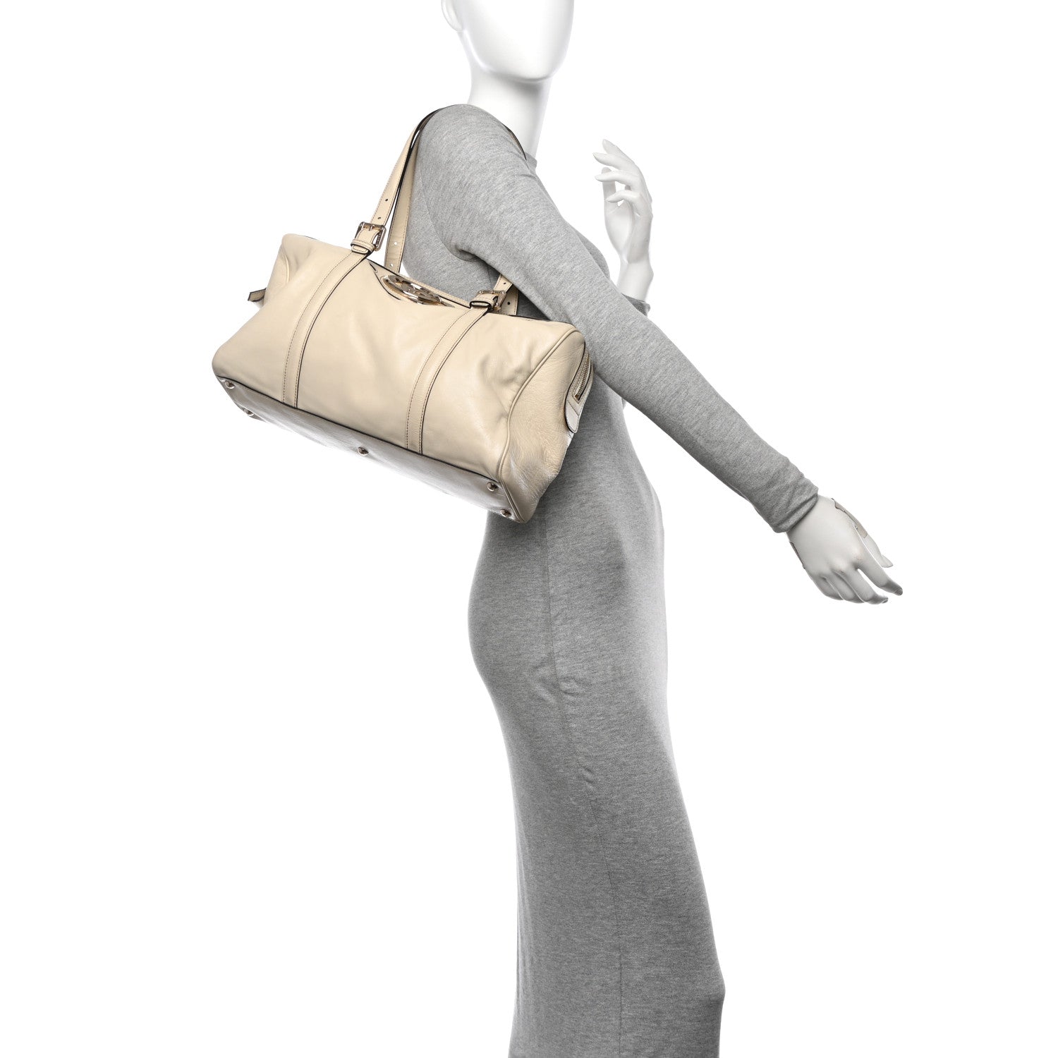 Gucci Calfskin Medium Britt Boston Ivory 2 of 14