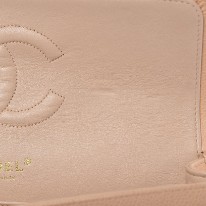 Chanel Caviar Quilted Medium Double Flap Beige 10 of 11