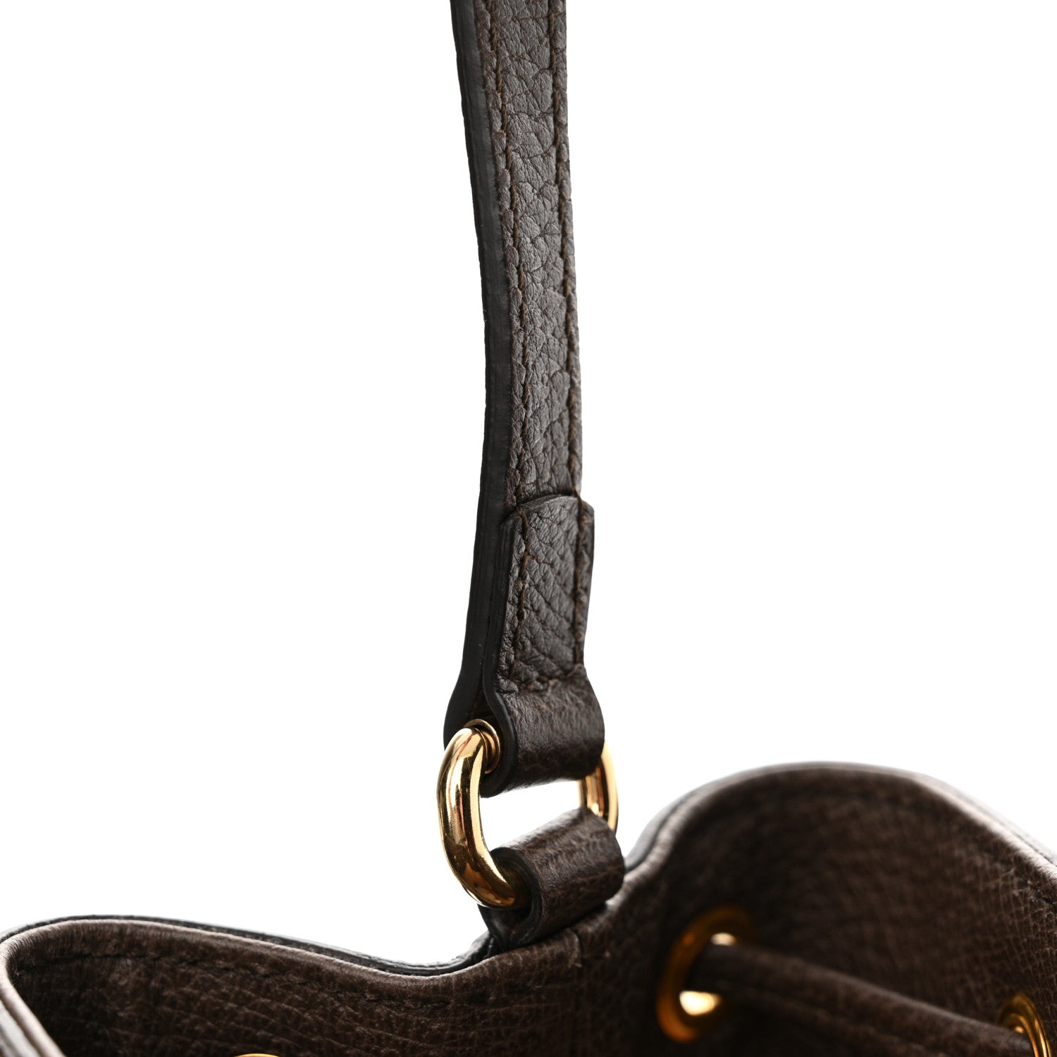 Gucci GG Supreme Monogram Web Mini Ophidia Bucket Bag Brown 11 of 11