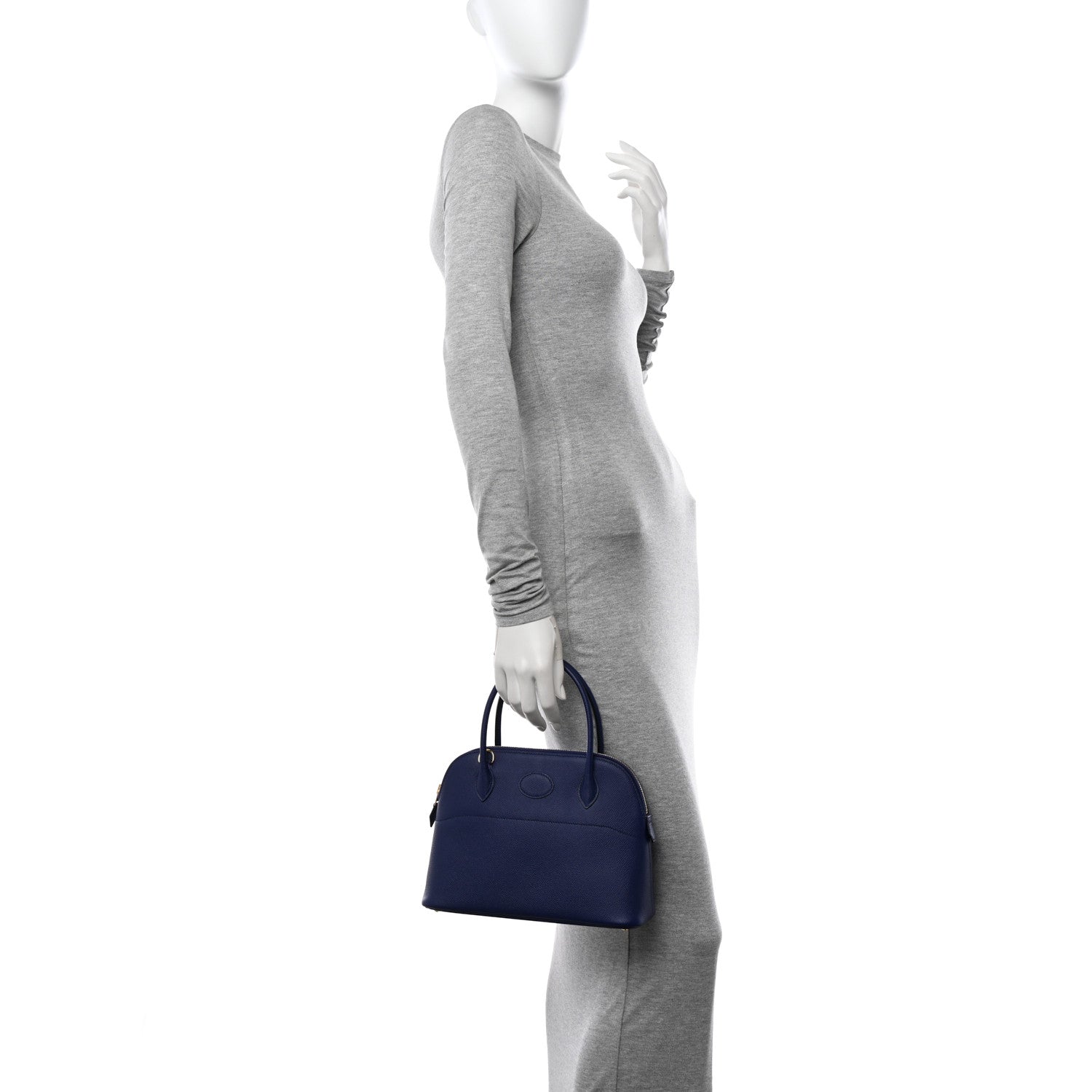 Hermes Epsom Bolide 27 Bleu Encre 2 of 13