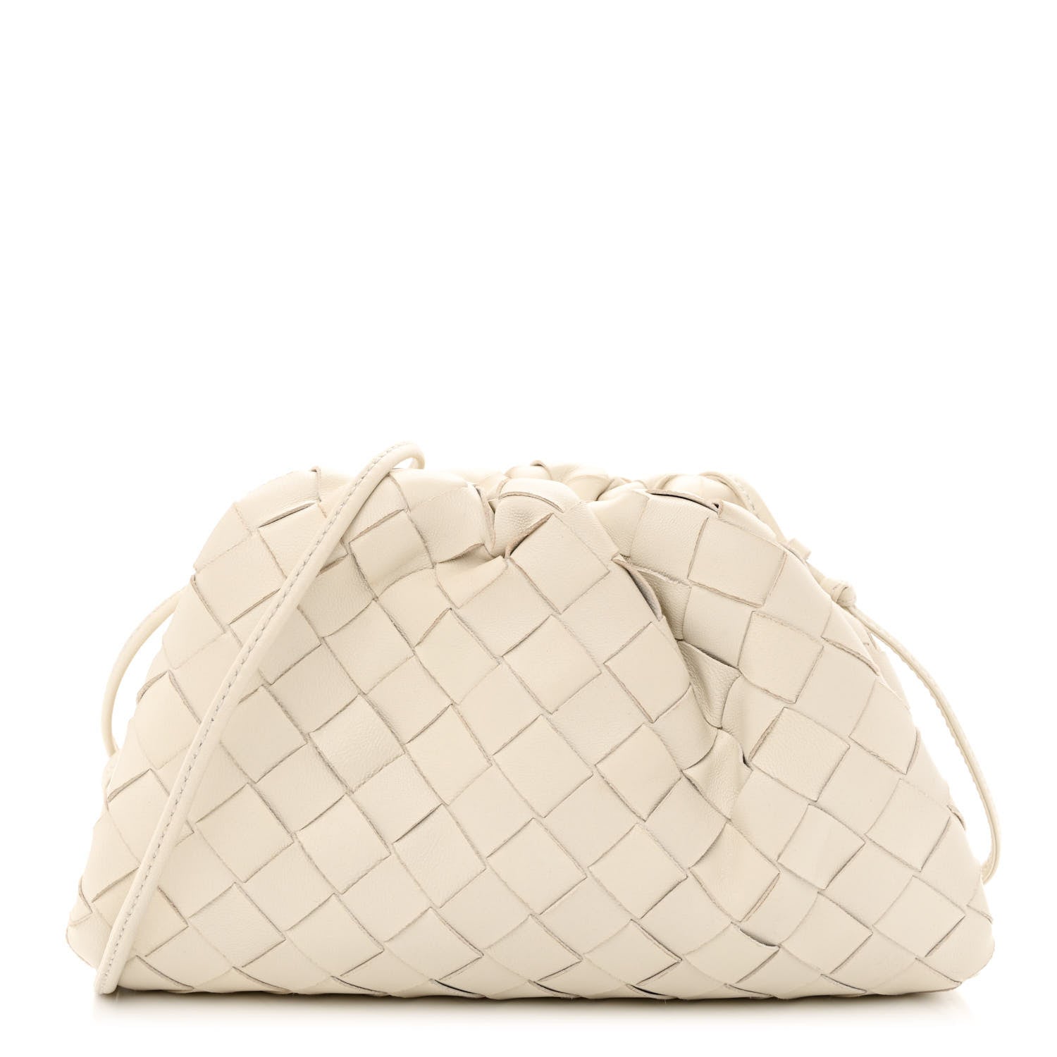 Bottega Veneta Nappa Intrecciato The Mini Pouch Plaster 1 of 11