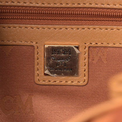 MCM Visetos Crown Stud Medium Stark Backpack Cognac 5 of 13