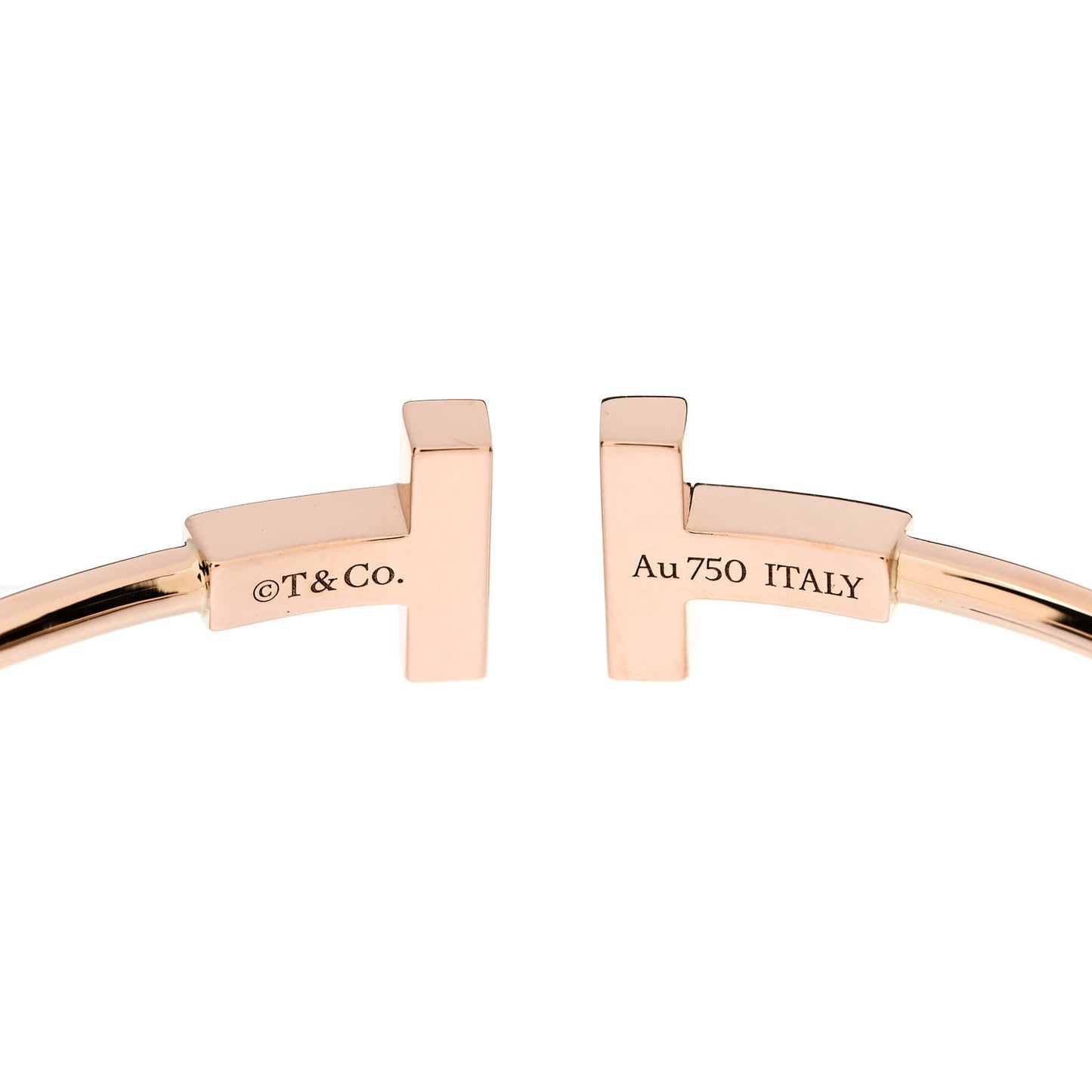 18K Rose Gold Mother of Pearl T Wire Bracelet