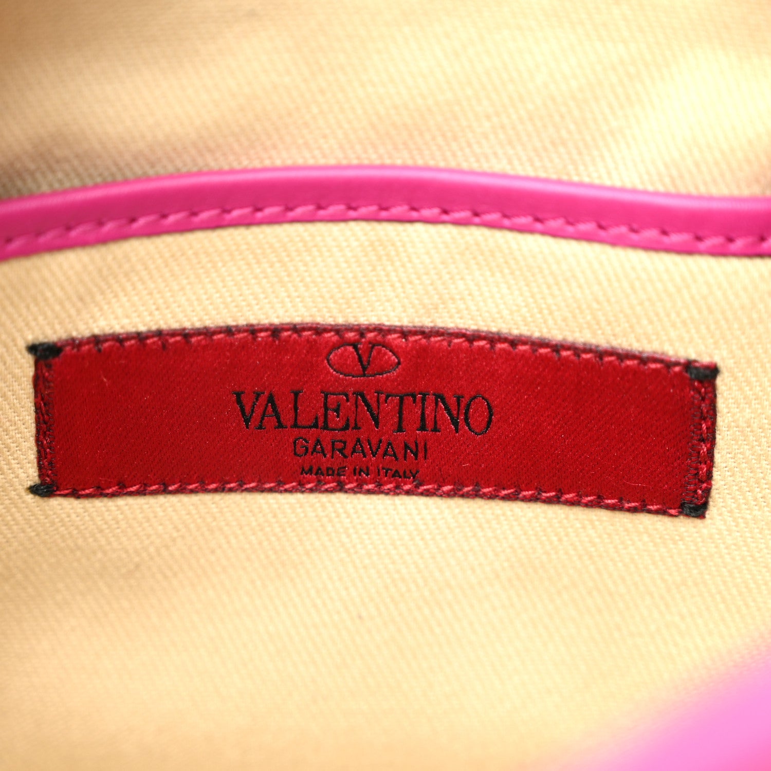 Valentino Garavani Calfskin Rockstud Camera Crossbody Bag Deep Fuxia 6 of 10