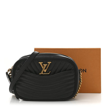 Louis Vuitton Calfskin New Wave Camera Bag NV Black 14 of 14