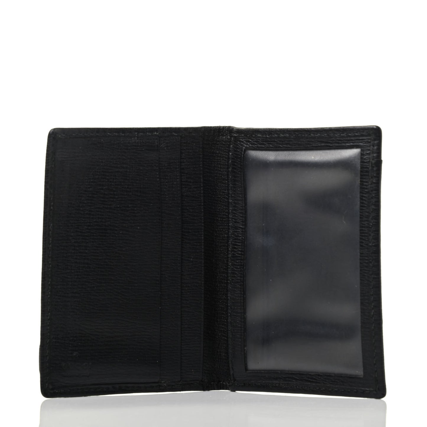 Calfskin Bi-Fold Wallet Black