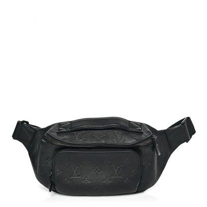 Louis Vuitton Calfskin Monogram Shadow Rush BumBag Black 1 of 9