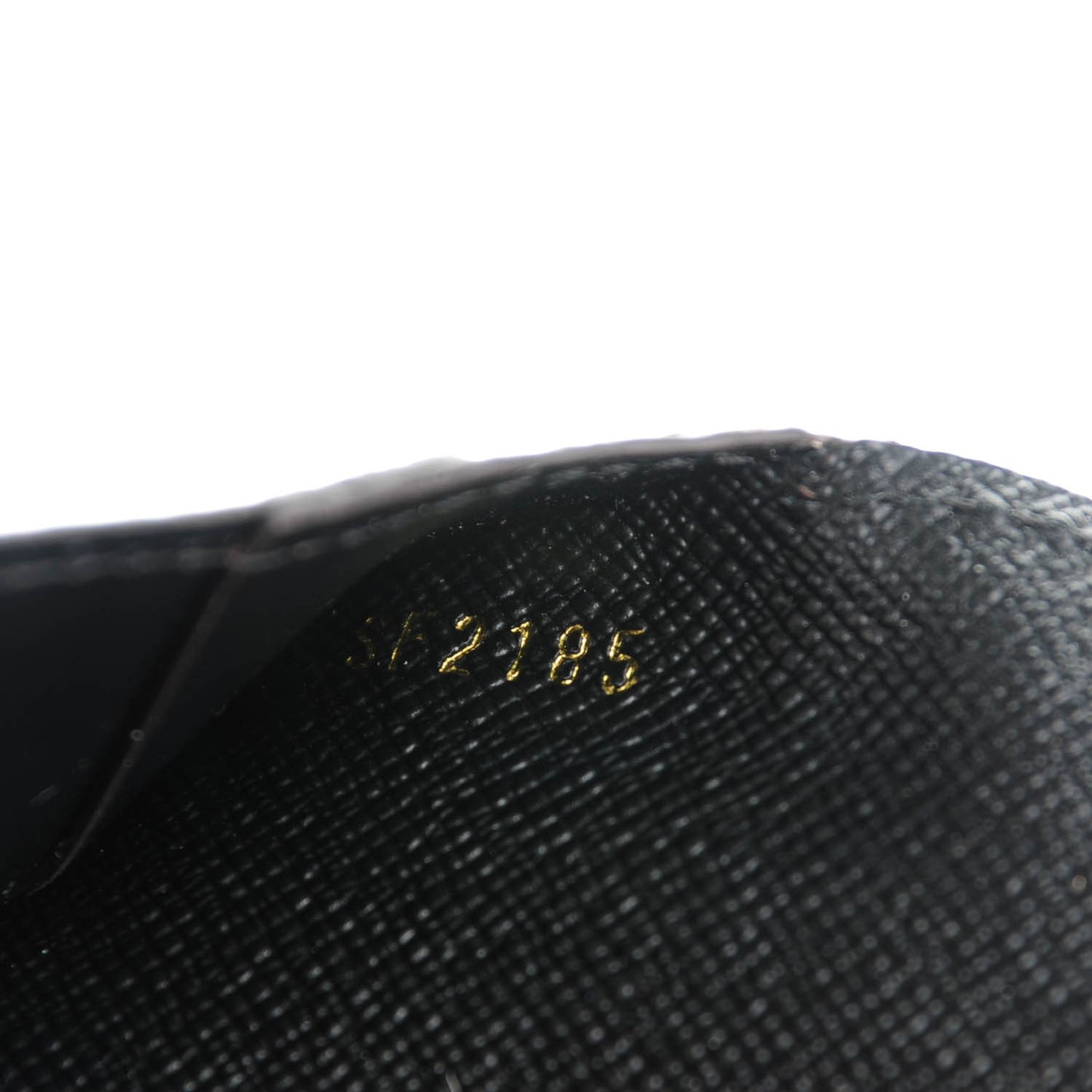 Monogram Triangle Wallet Black