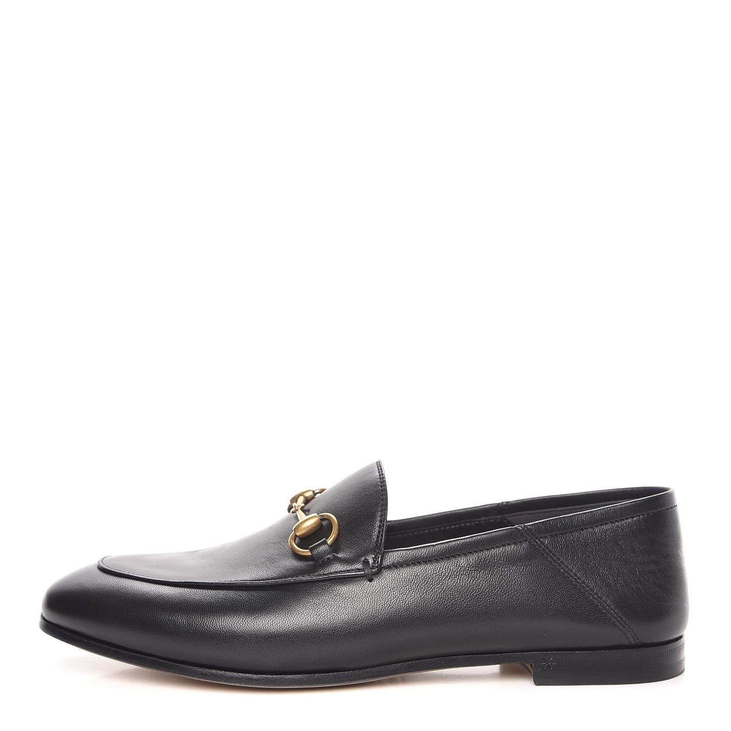 Lambskin Womens Brixton Horsebit Loafers 36.5 Black