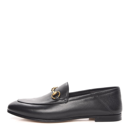 Gucci Lambskin Womens Brixton Horsebit Loafers 36.5 Black 9 of 18