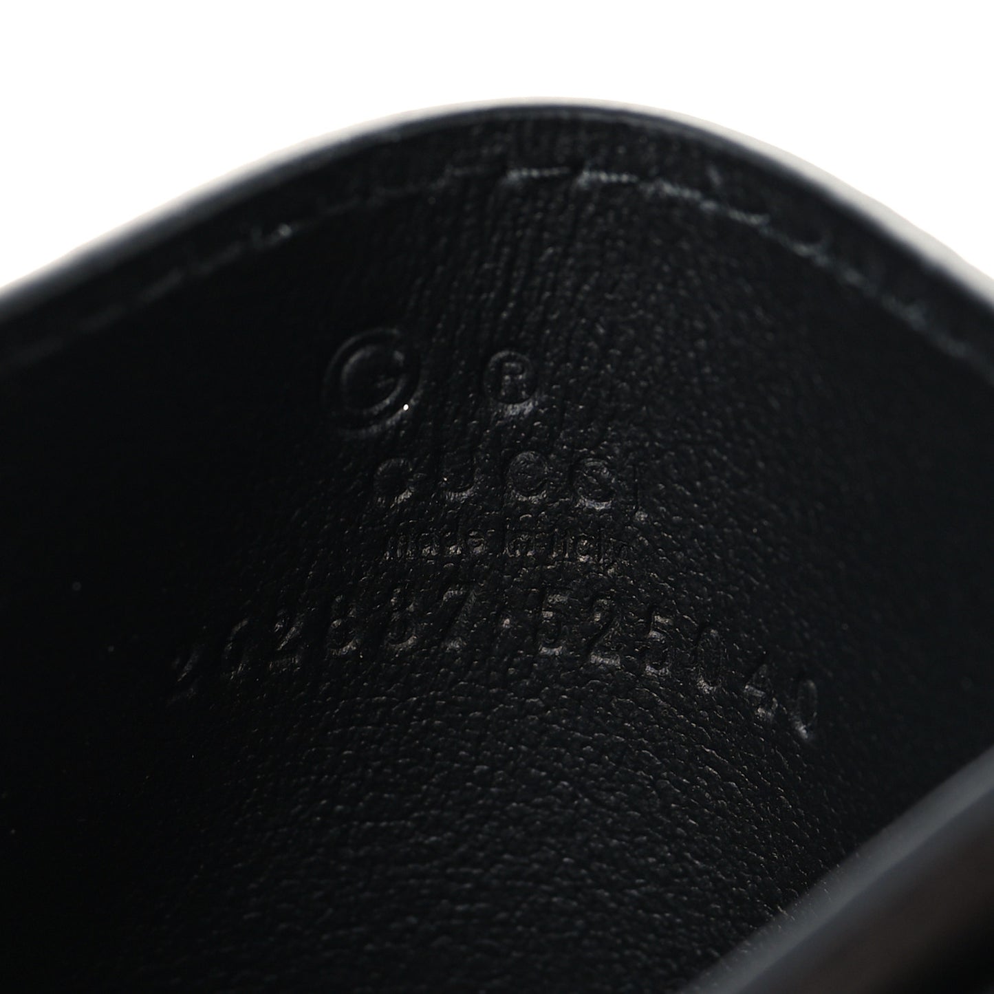 Microguccissima Card Holder Black