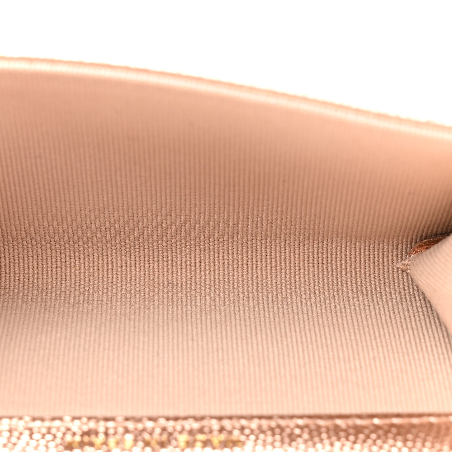 Chanel Metallic Caviar Quilted CC Flap Card Holder Copper 5 of 8