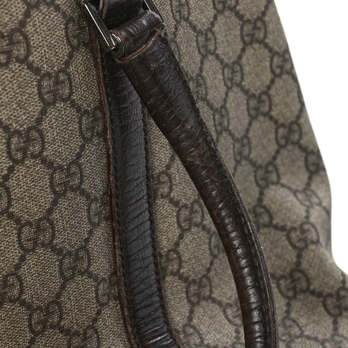 GG Plus Monogram Medium Joy Tote Dark Brown