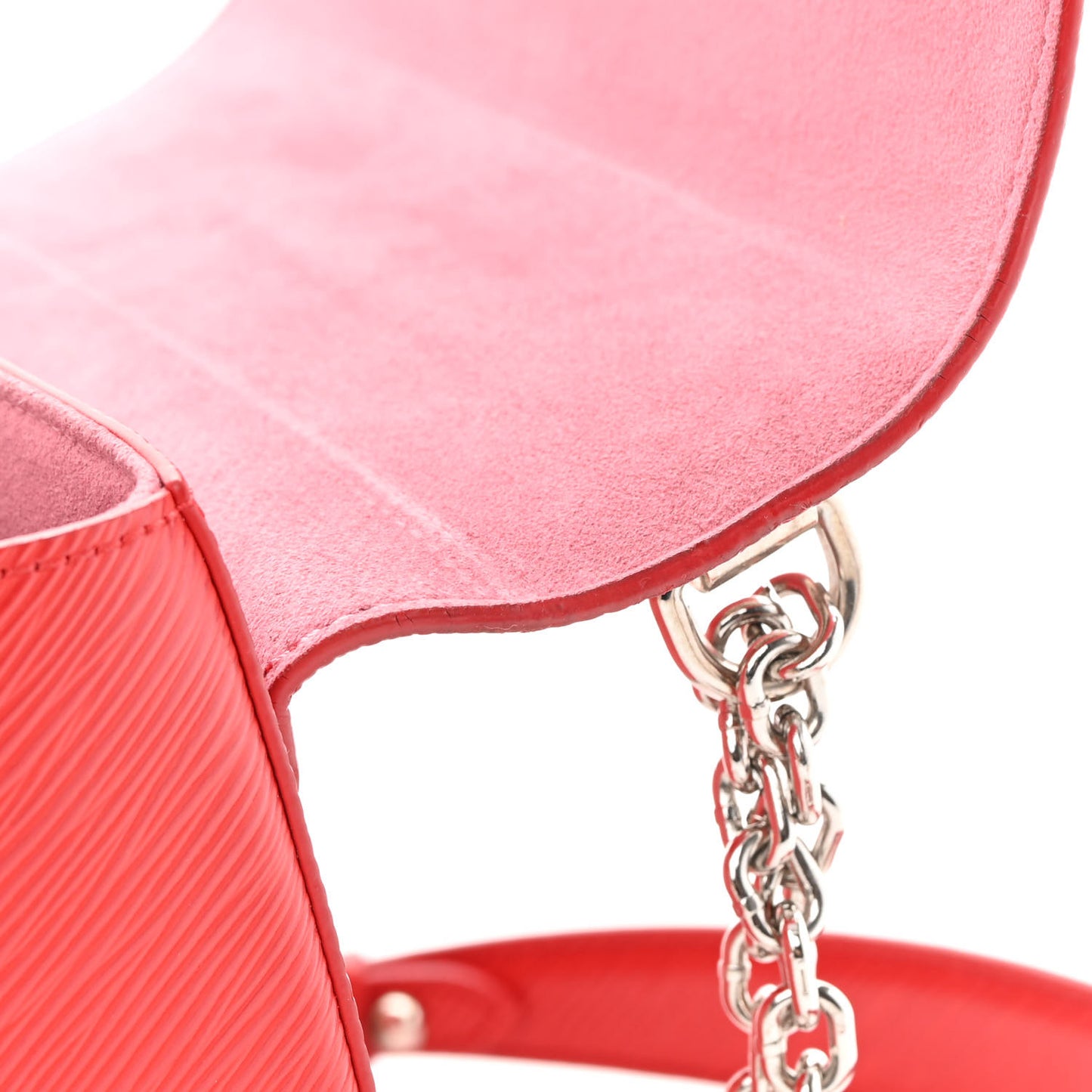 Epi Twist Shoulder Bag MM Coquelicot