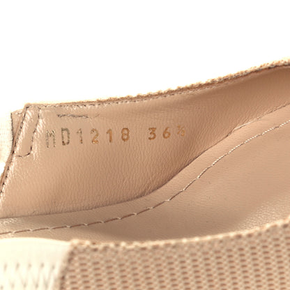Christian Dior Technical Canvas Ribbon J Adior Slingback 65mm Pumps 36.5 Powder Nude 12 of 13