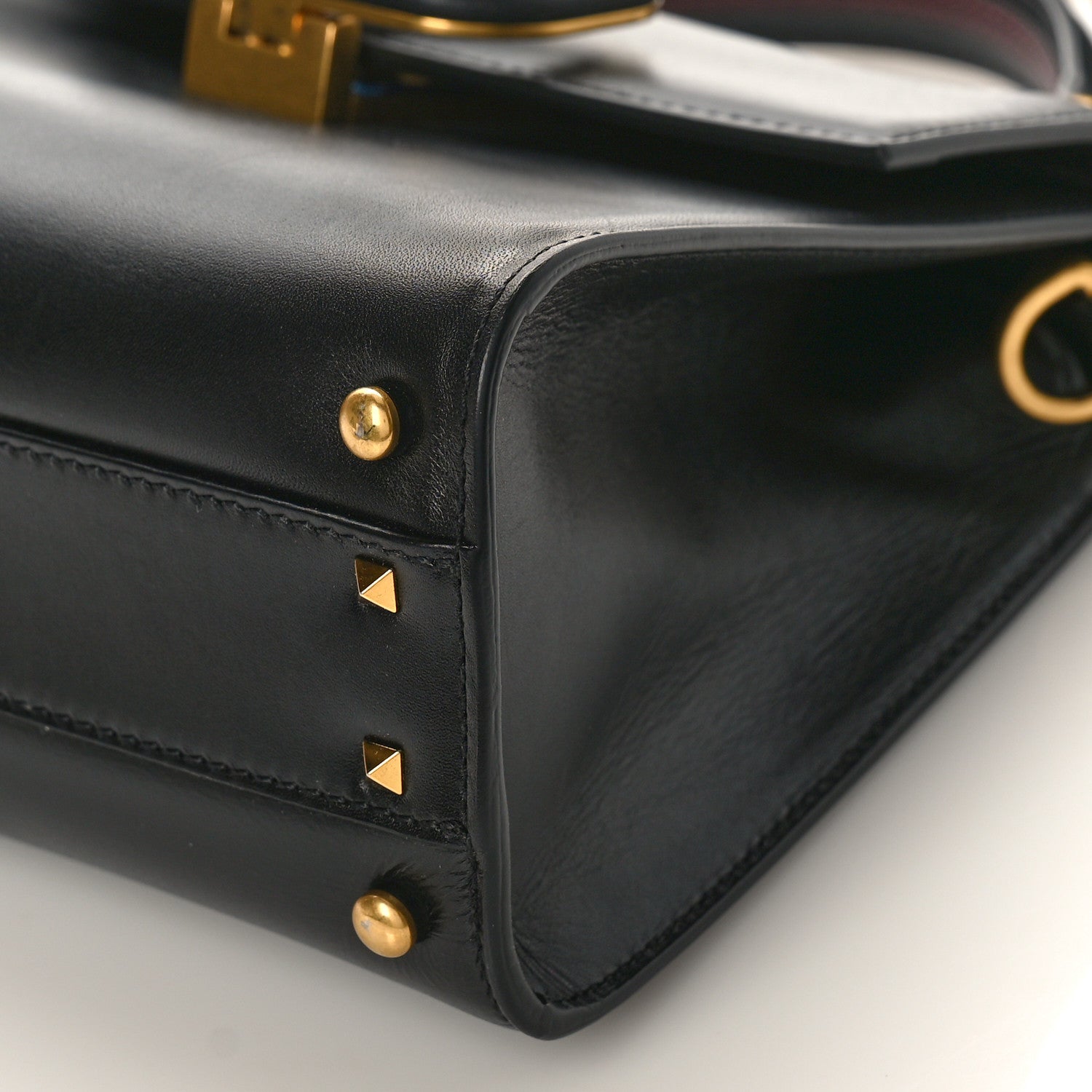 Valentino Garavani Calfskin Small VSling Top Handle Bag Black 8 of 8