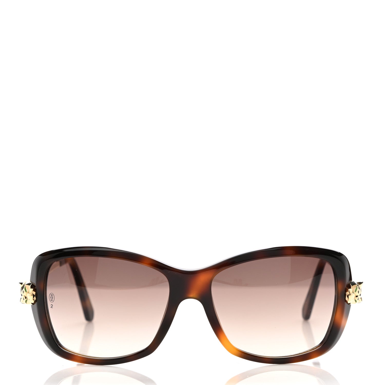 Cartier Panthere Wild De Cartier Sunglasses Brown 2 of 9