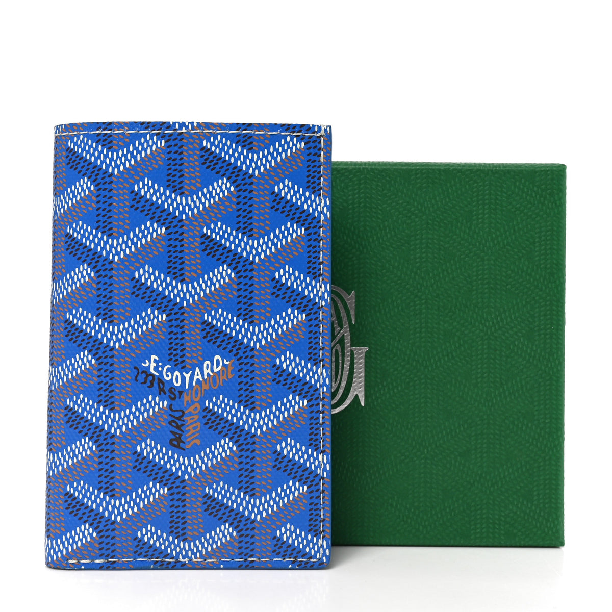 Goyard Goyardine Saint Pierre Card Holder Blue 7 of 7