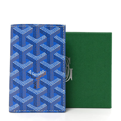Goyard Goyardine Saint Pierre Card Holder Blue 7 of 7