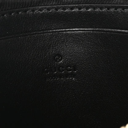 Gucci Calfskin Matelasse Diagonal Mini Interlocking G Heart Shoulder Bag Black 6 of 10