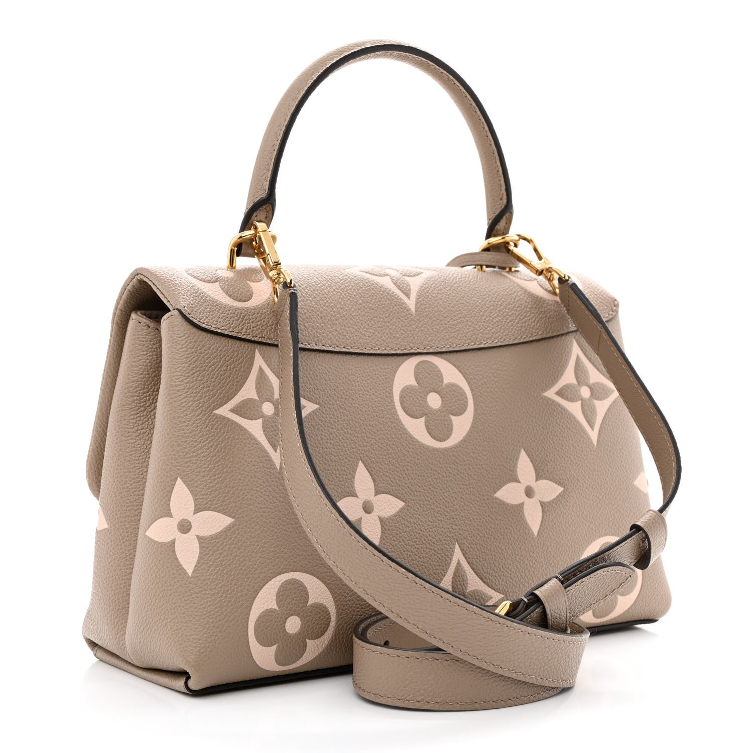 Louis Vuitton Empreinte Monogram Giant Madeleine MM Dove Grey Beige 3 of 10