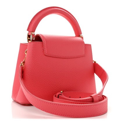 Louis Vuitton Taurillon LV Bloom Capucines Mini Pink Sky 3 of 10
