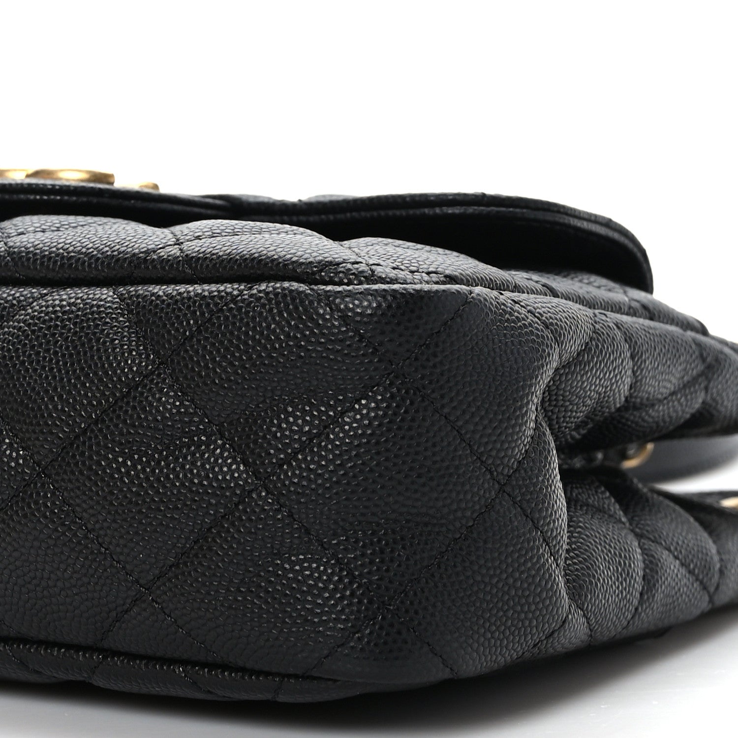 Chanel Caviar Quilted Small Wavy CC Hobo Black 9 of 9